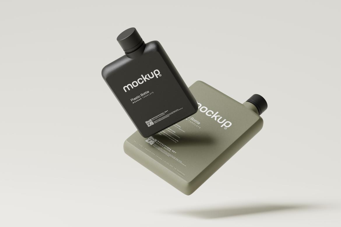 Notebook Shaped Water Bottle Mockups
