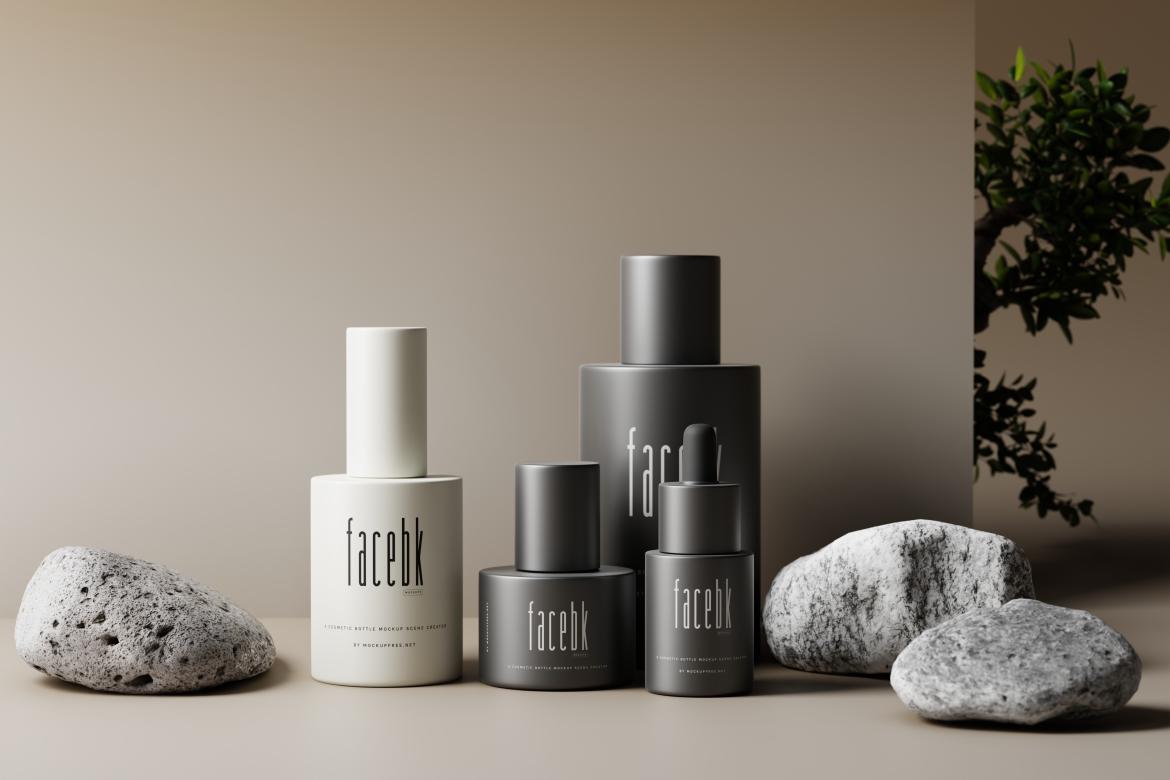 FaceBK - A Cosmetic Branding Mockup Kit