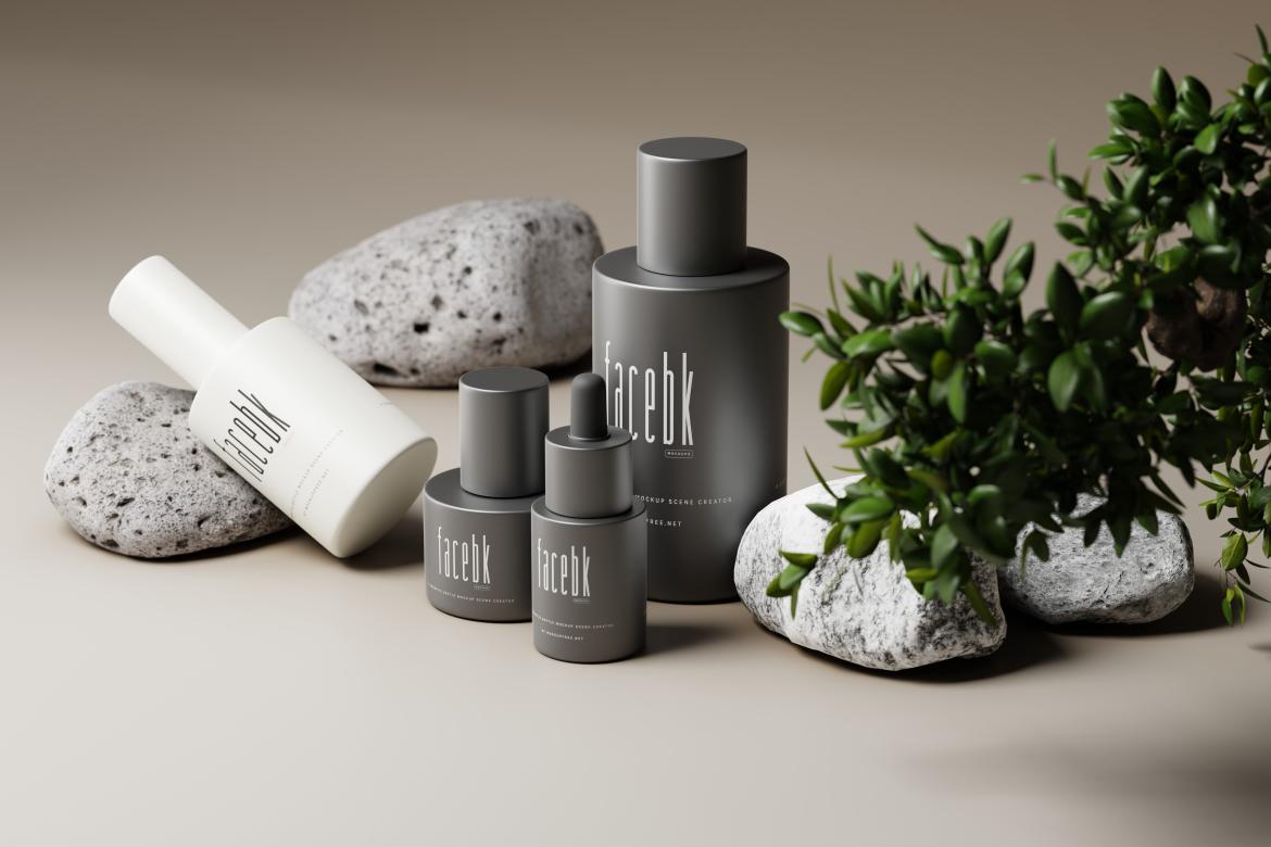 FaceBK - A Cosmetic Branding Mockup Kit