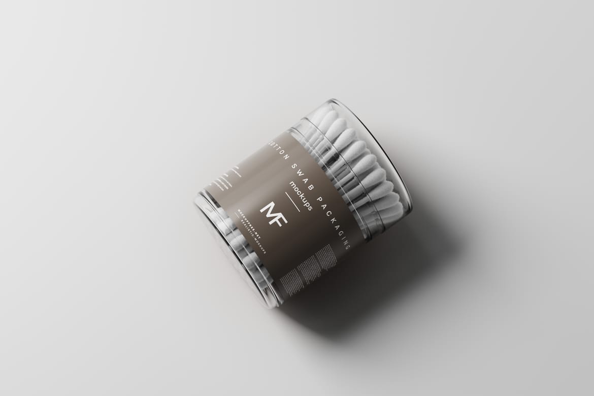 Cotton Swab Packaging Mockups