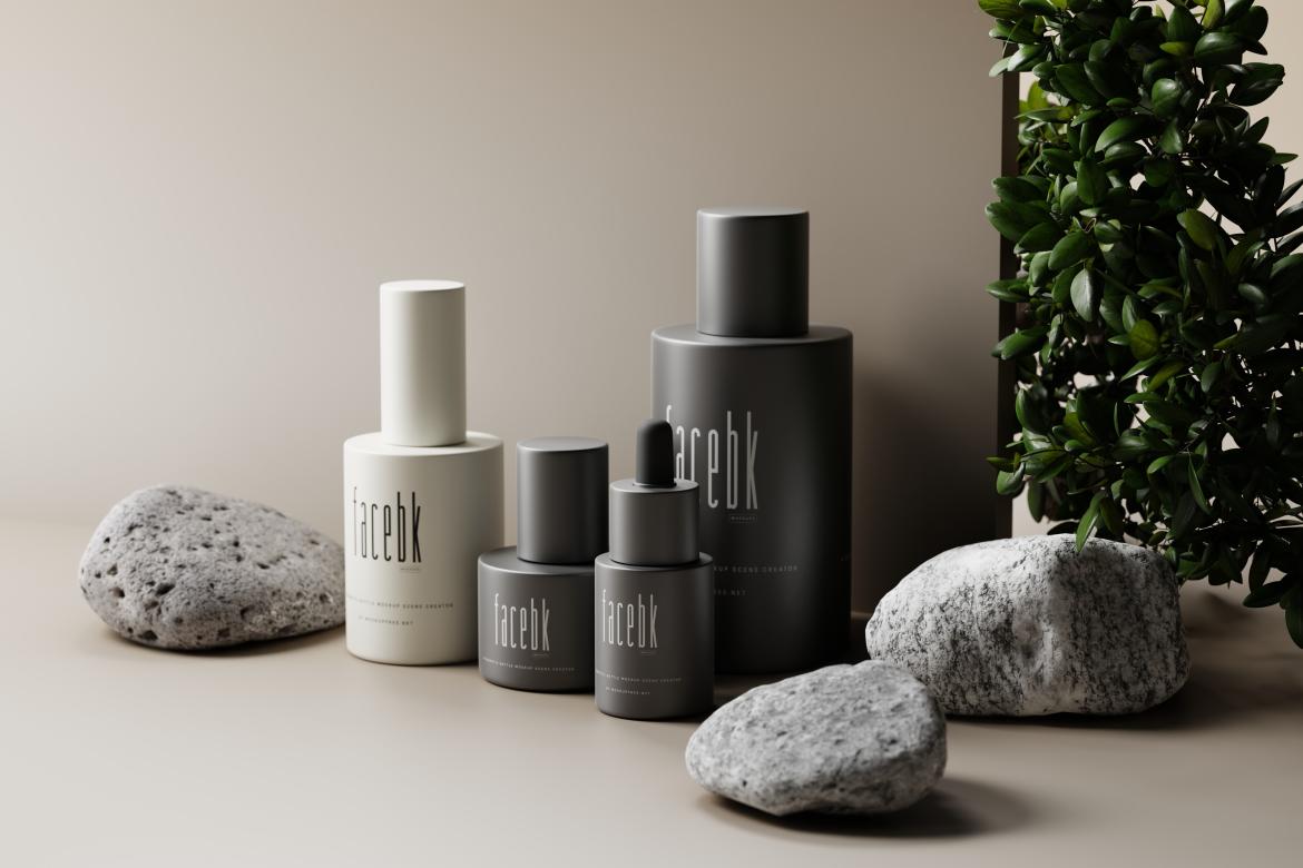 FaceBK - A Cosmetic Branding Mockup Kit