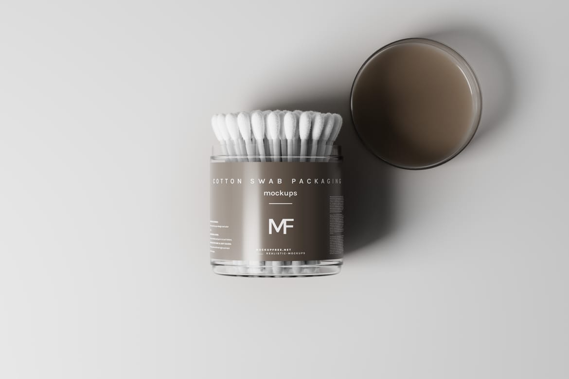Cotton Swab Packaging Mockups