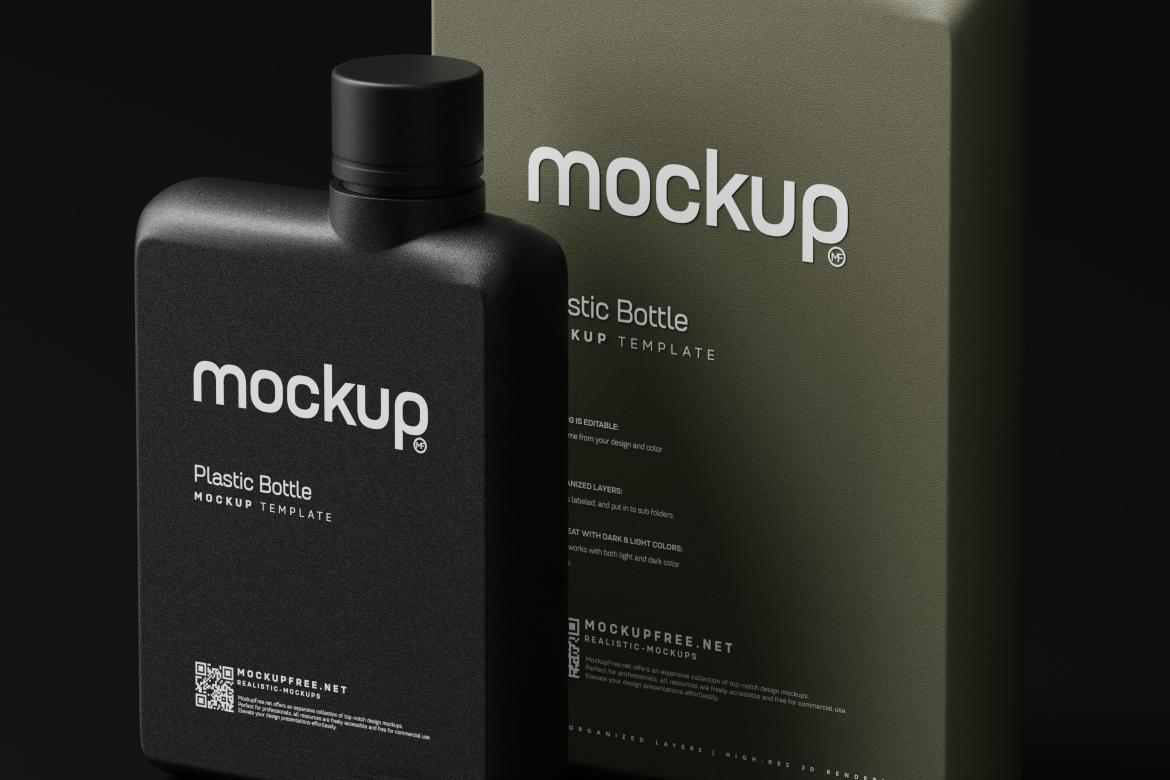 Notebook Shaped Water Bottle Mockups