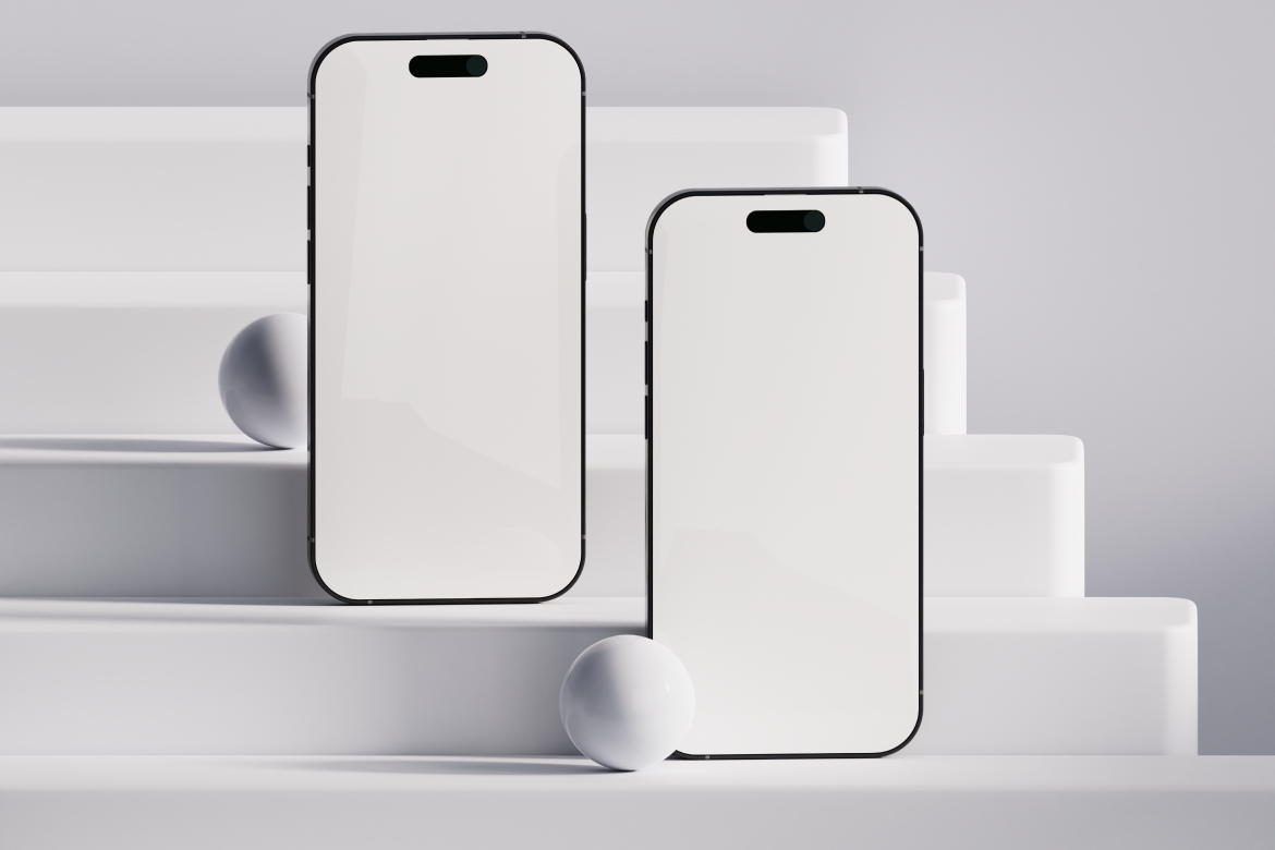 iPhone 15 Pro Gradient Mockup 04
