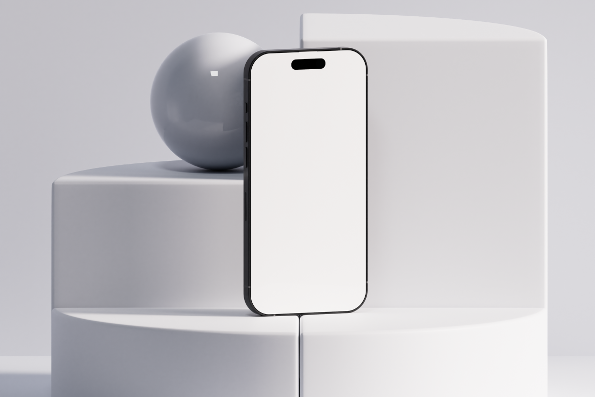 iPhone 15 Pro Gradient Mockup 05