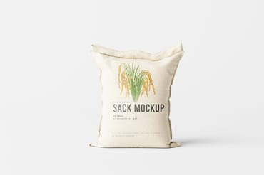 Rice or Food Sack Mockup