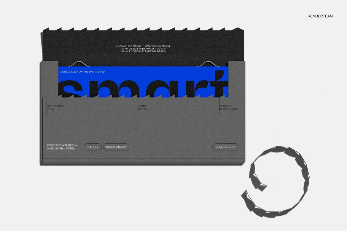 Envelope and Brochure Mockup Set
