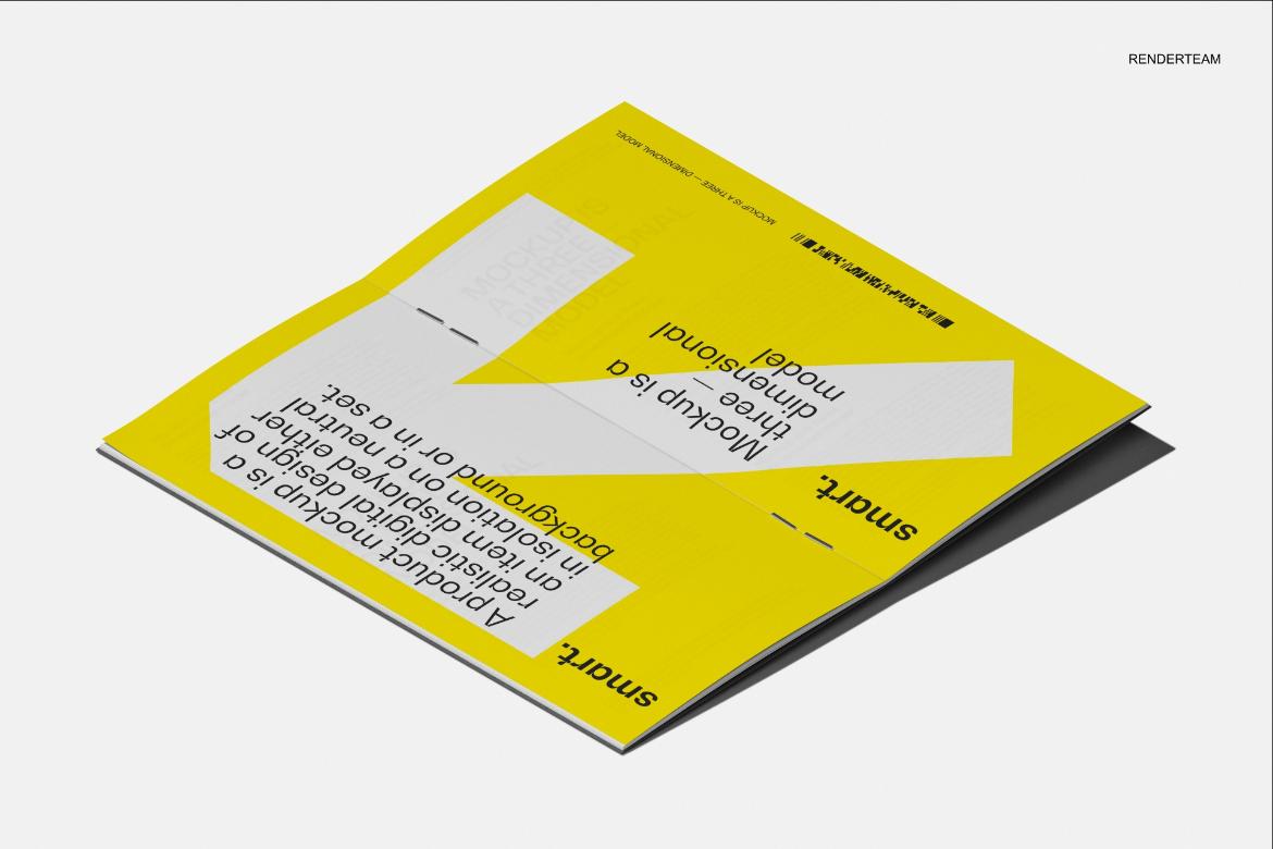 Envelope and Brochure Mockup Set