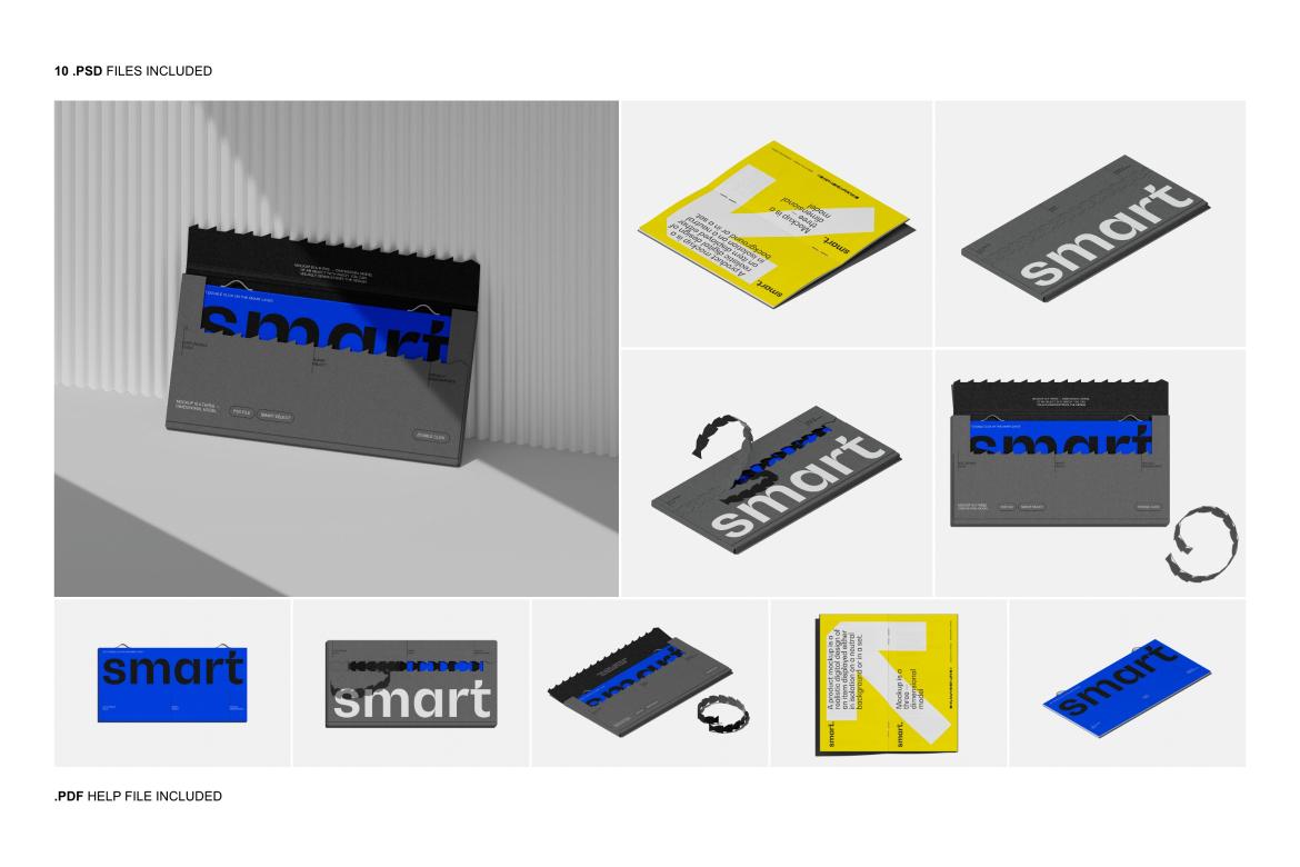 Envelope and Brochure Mockup Set
