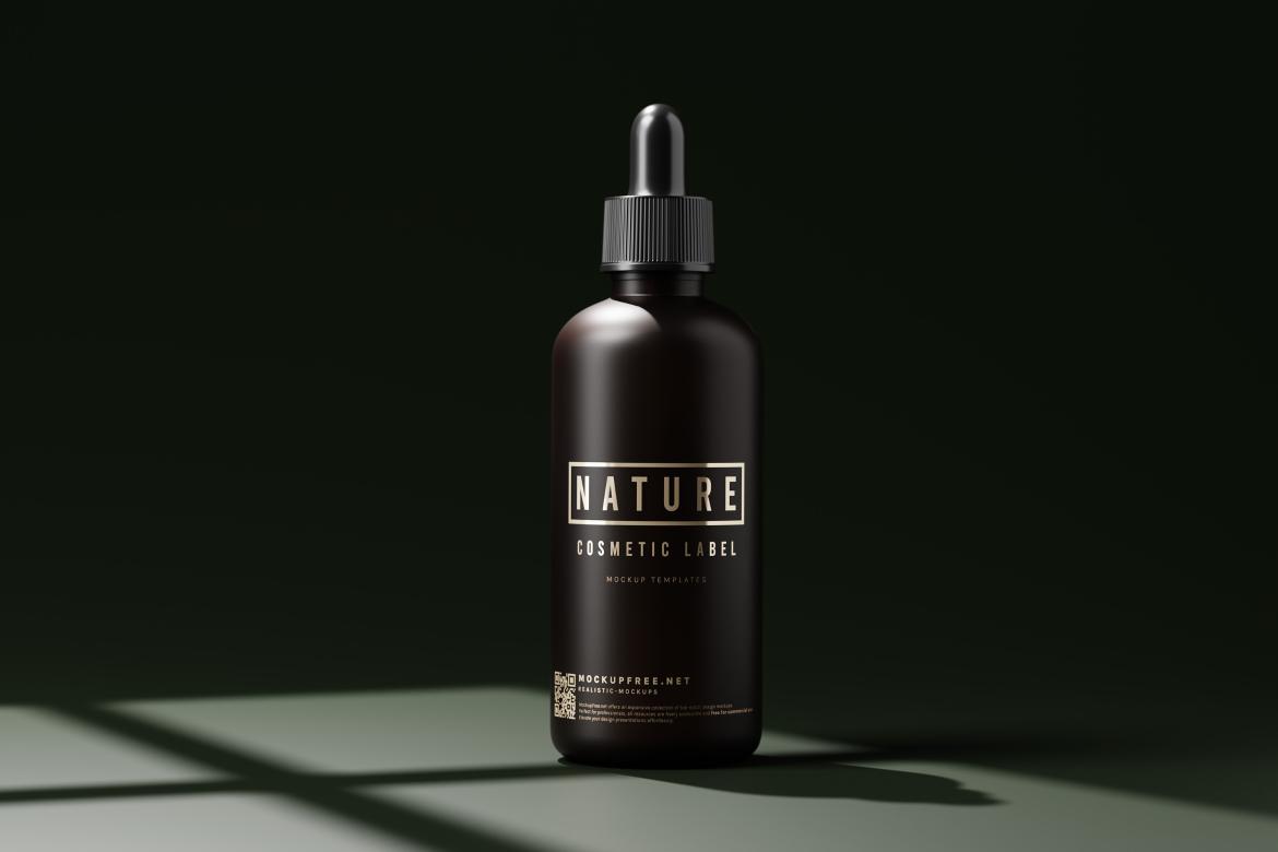 Dropper Bottle Mockups with Nature Theme