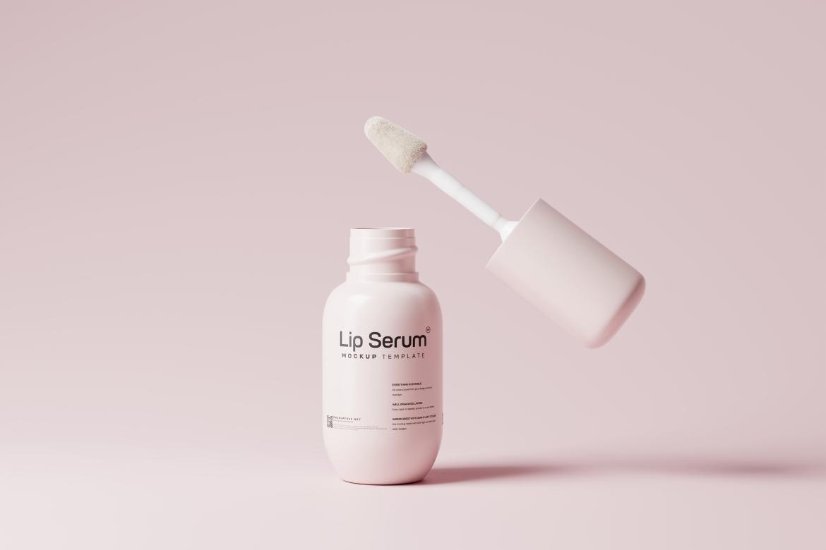 Lip Mask or Lip Serum Bottle Mockups