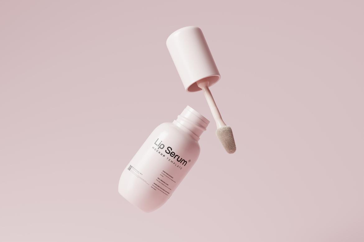 Lip Mask or Lip Serum Bottle Mockups