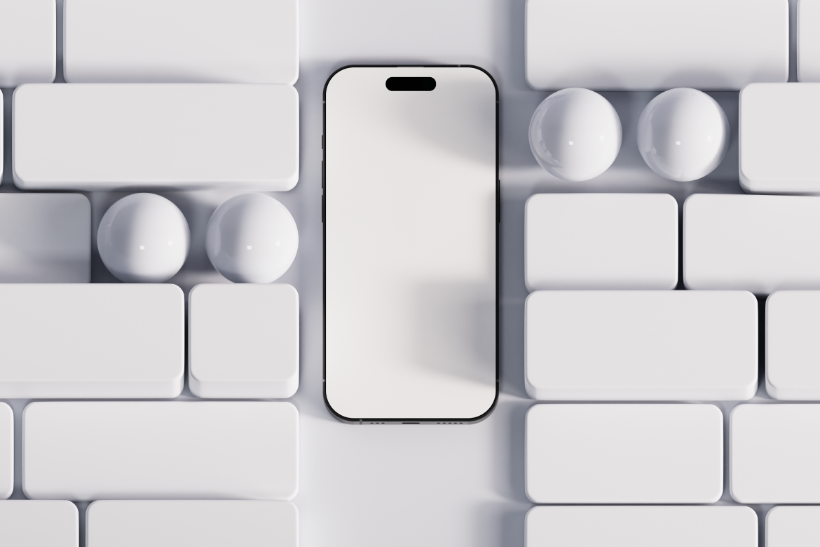 iPhone 15 Pro Gradient Mockup 07