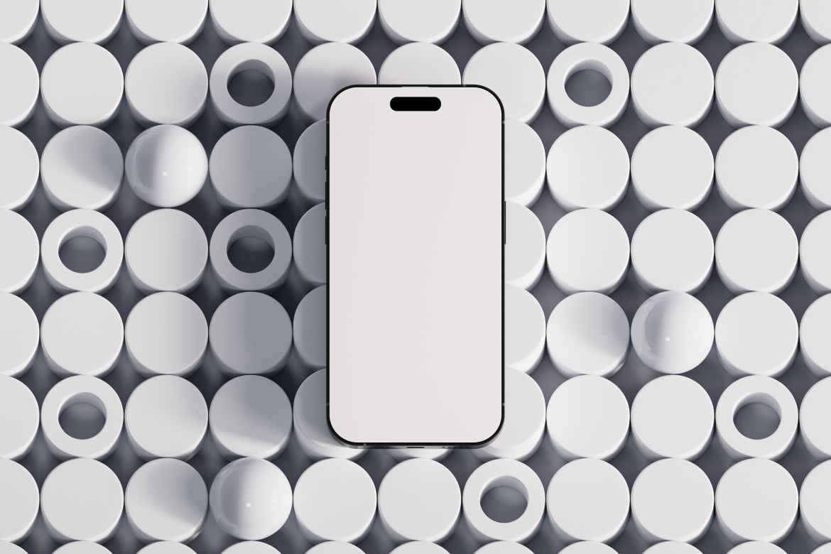 iPhone 15 Pro Gradient Mockup 10