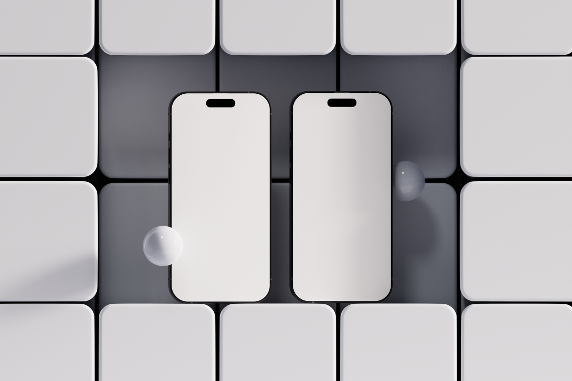 iPhone 15 Pro Gradient Mockup 20