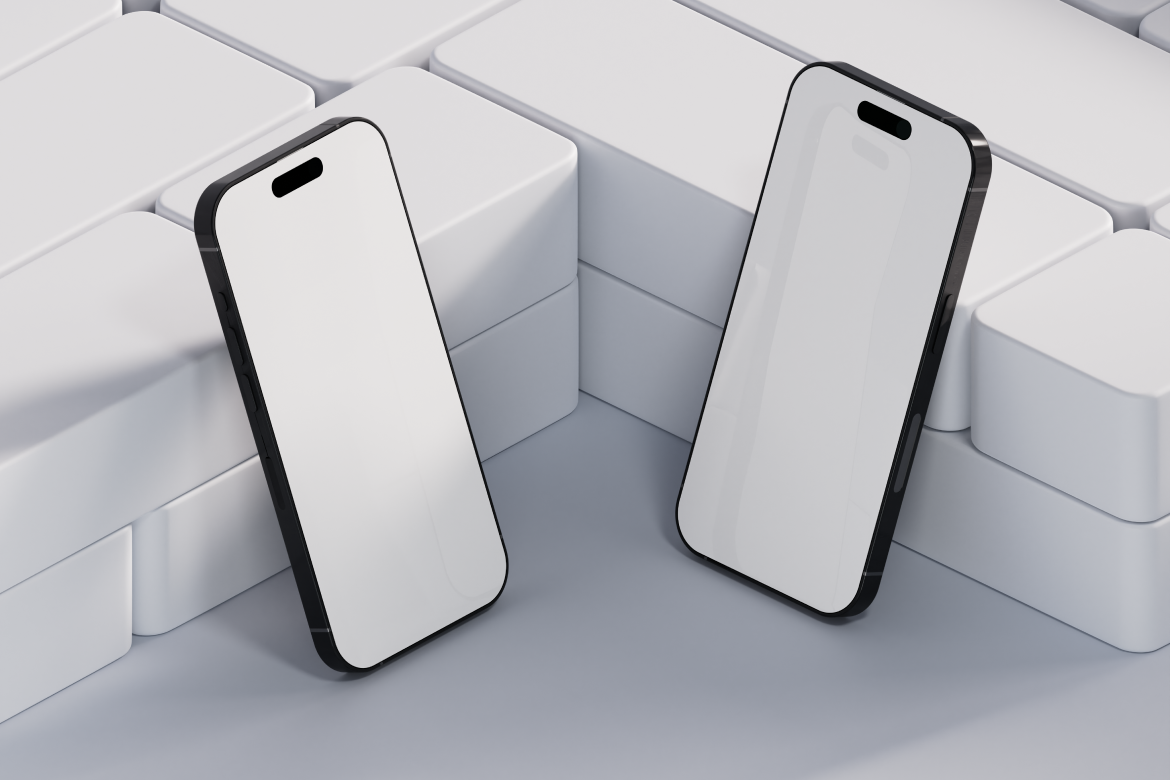 iPhone 15 Pro Gradient Mockup 15