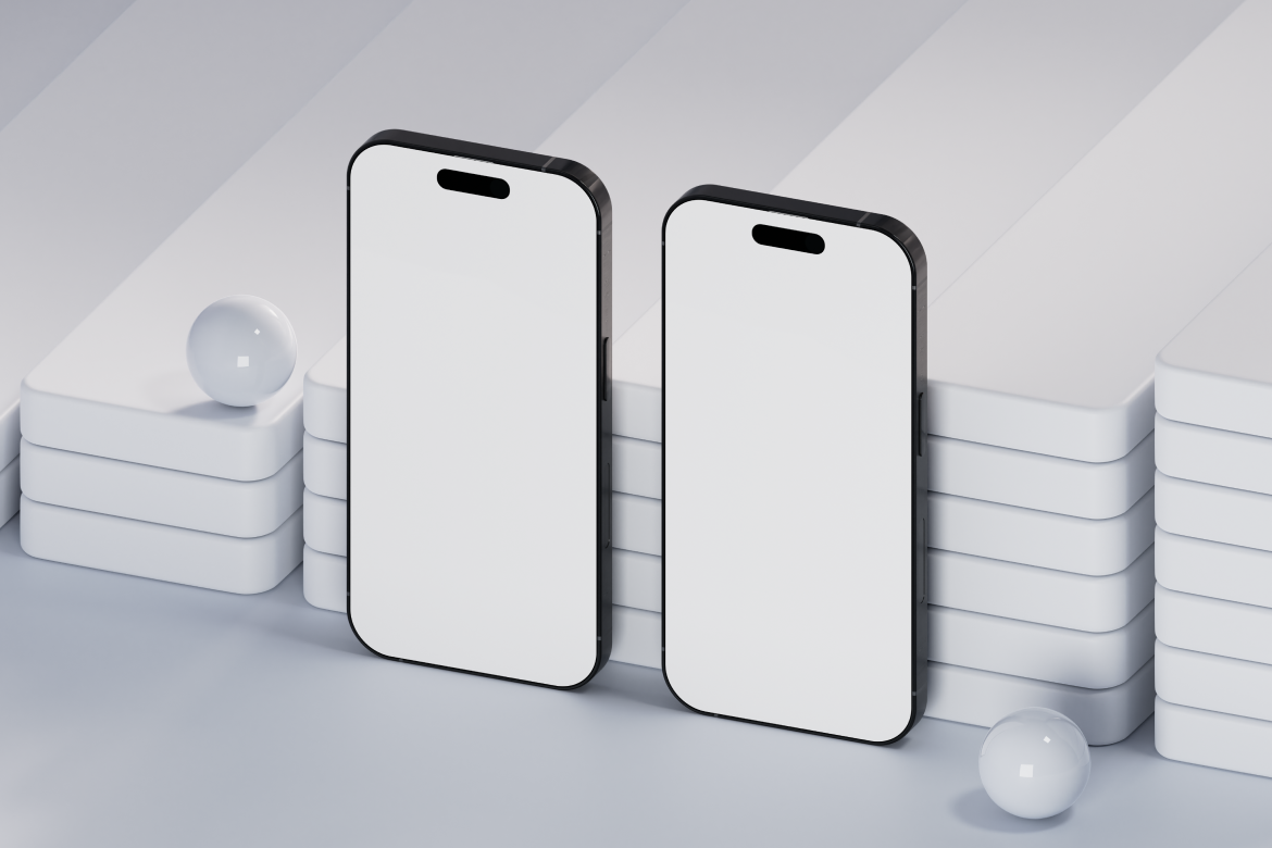 iPhone 15 Pro Gradient Mockup 18