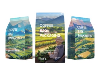 Coffee Bag Free Mockup