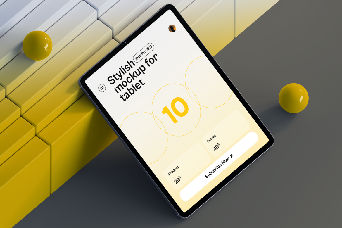 Padsy- iPad Pro Mockups Part.2