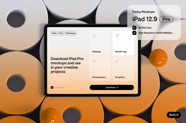 Padsy- iPad Pro Mockups Part.2