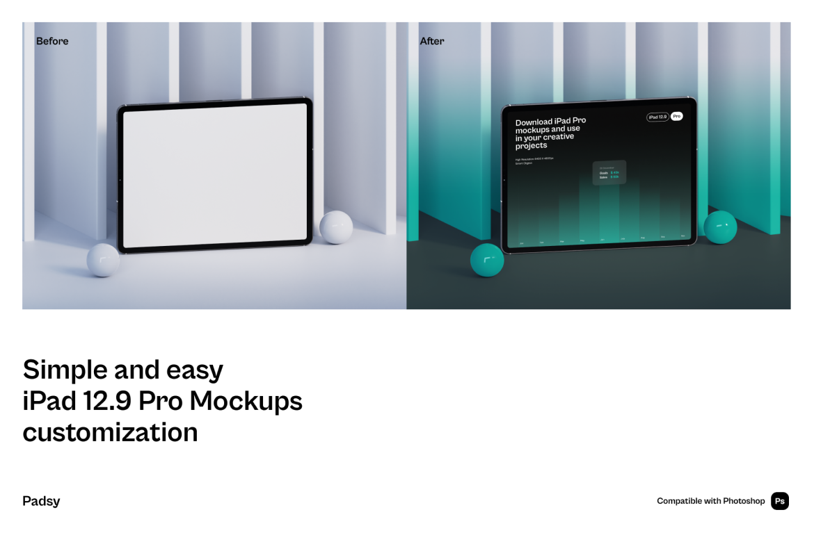 Padsy- iPad Pro Mockups Part.2