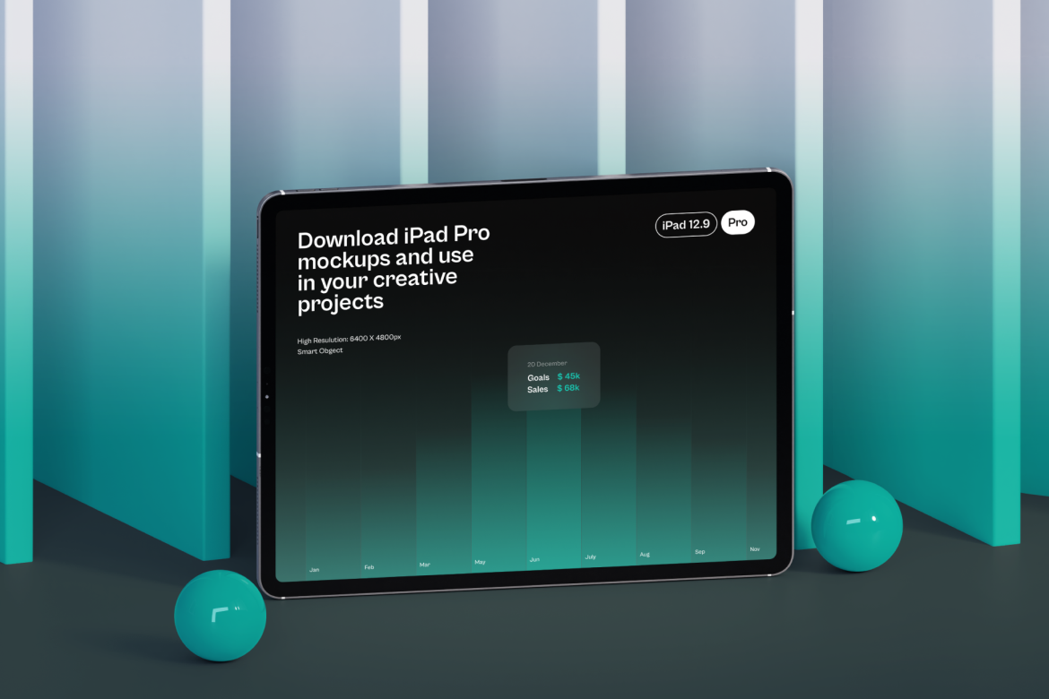Padsy- iPad Pro Mockups Part.2