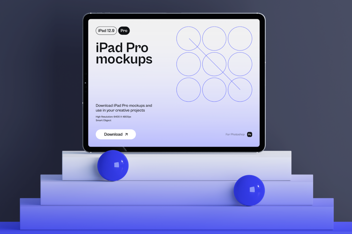 Padsy- iPad Pro Mockups Part.1