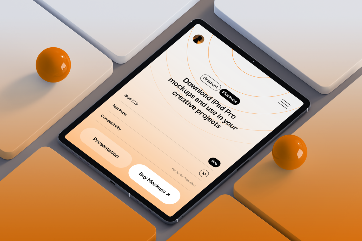 Padsy- iPad Pro Mockups Part.1
