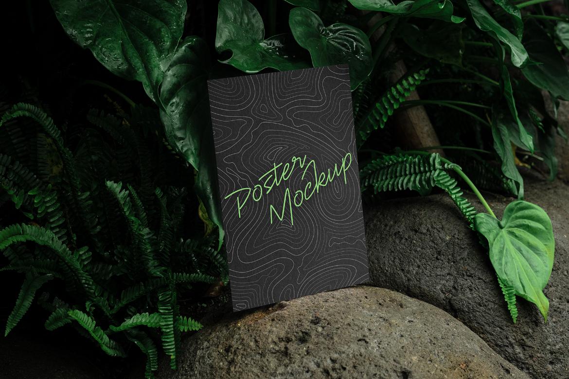 Poster Mockup Scene / Lush Series 03