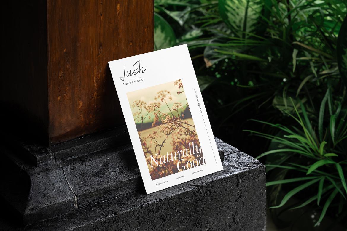 Poster Mockup Scene / Lush Series 05
