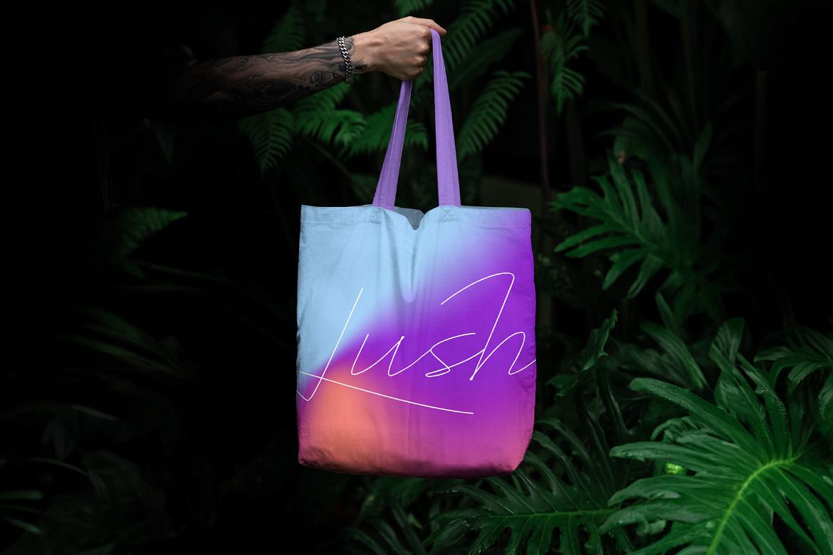 Tote Bag Mockup Scene / Lush Series 02