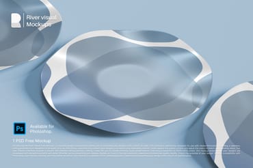 Ceramic Plate Free Mockup