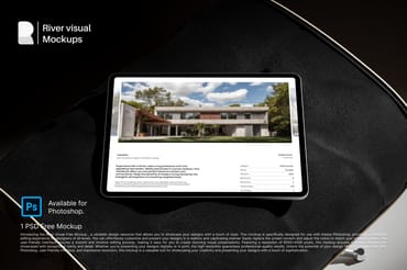 Lounge iPad Pro Free Mockup