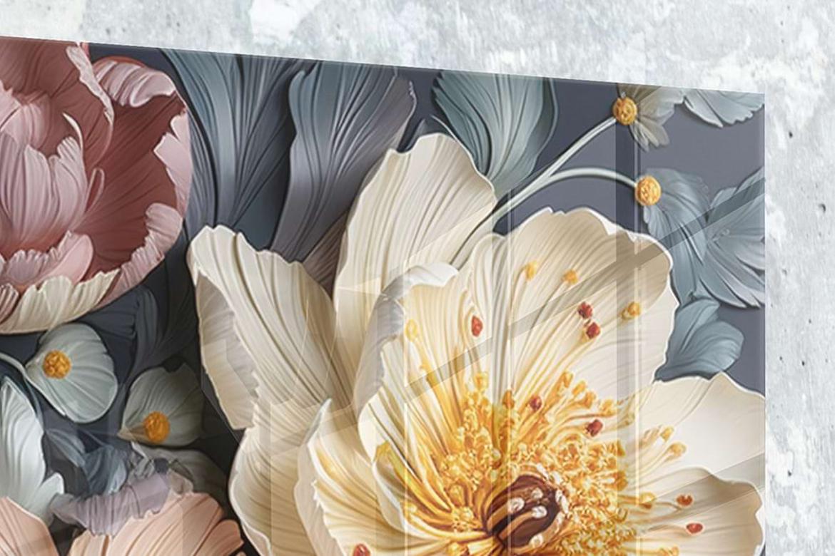 Acrylic Landscape Canvas Ratio 4x3 Mockup