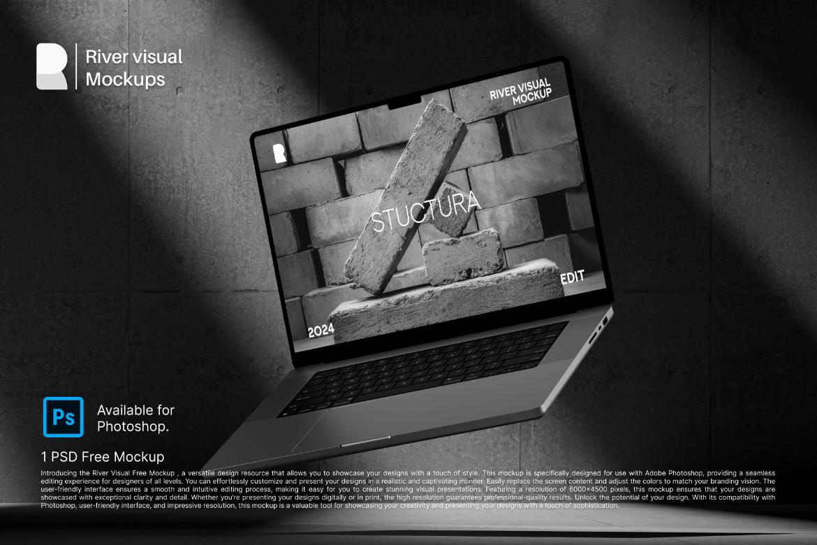Stuctura Macbook Pro 16 Mockup