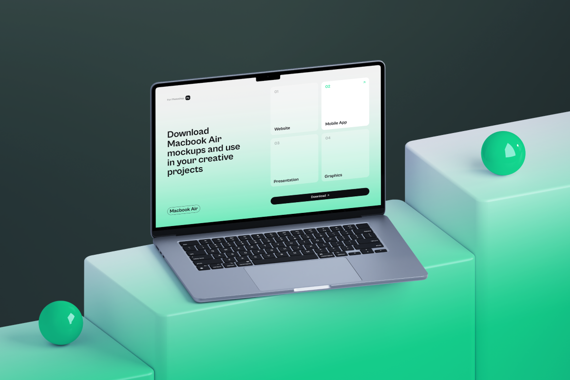 Notsy Macbook Air Mockup 16