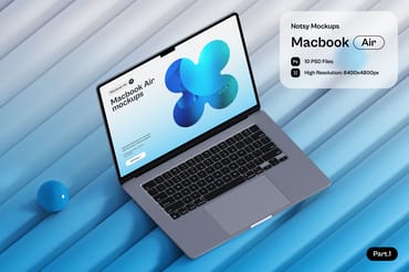Notsy - Macbook Air Mockups Part.1