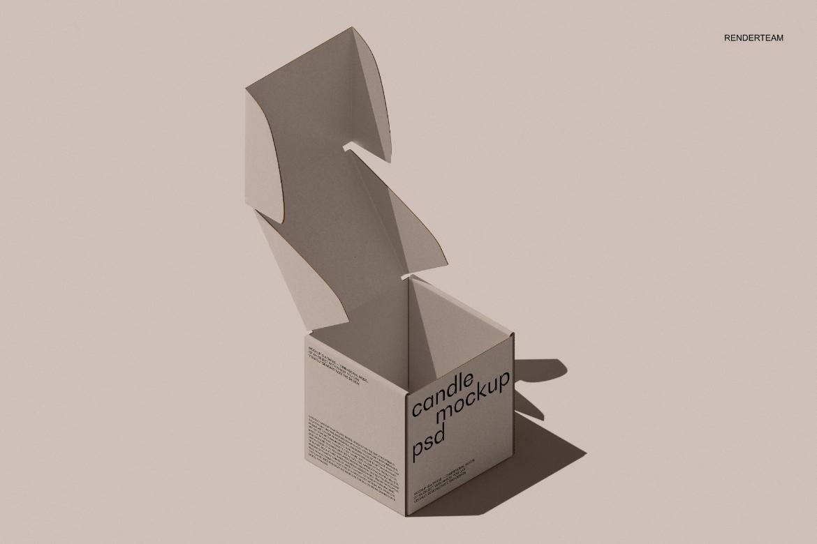 Candle / Paper Box Mockup Set