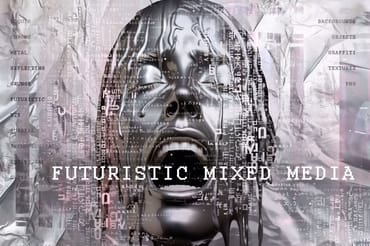 Futuristic Mixed Media