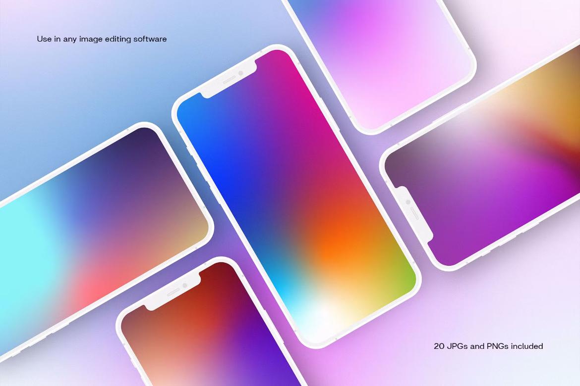 Spectra - 20 Textured Gradients