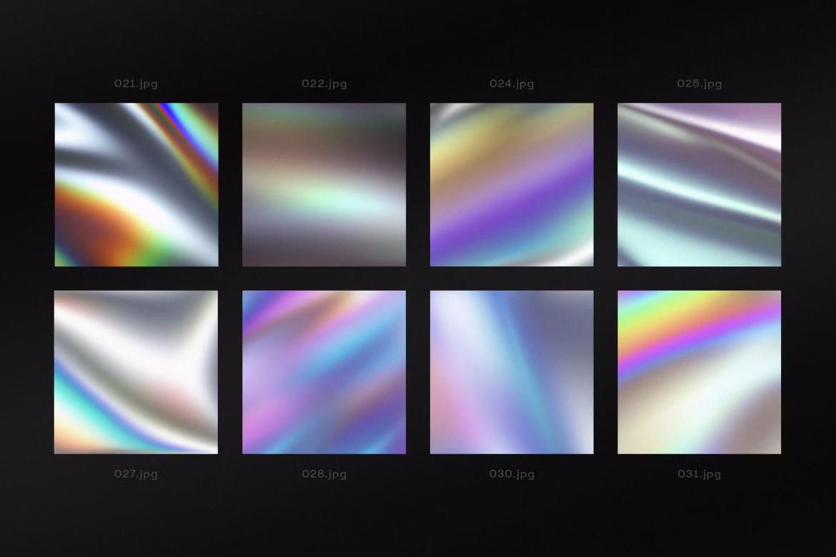 Transient 50 Iridescent Backgrounds