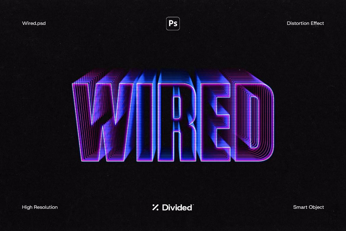 Wired Text Distortion