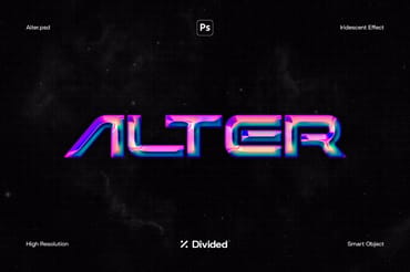 Alter Iridescent Chrome Effect