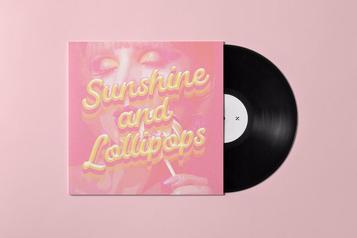 Citrus Retro Text Effect