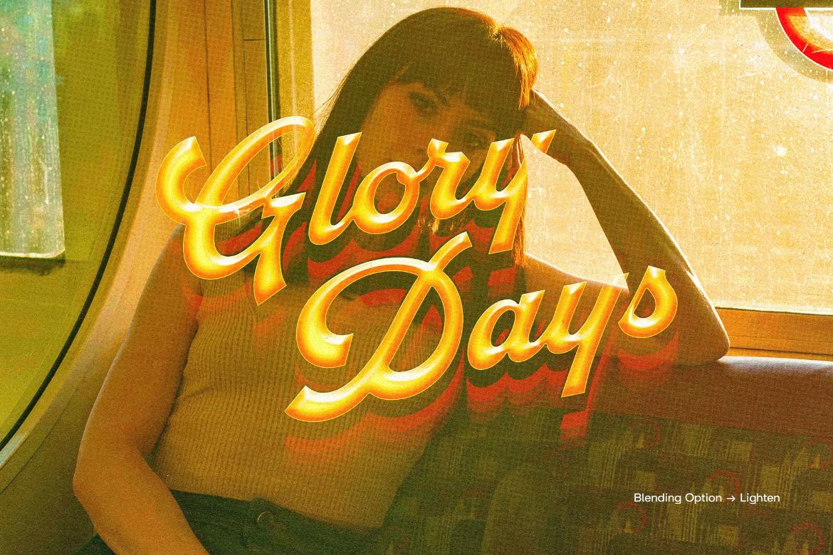 Citrus Retro Text Effect