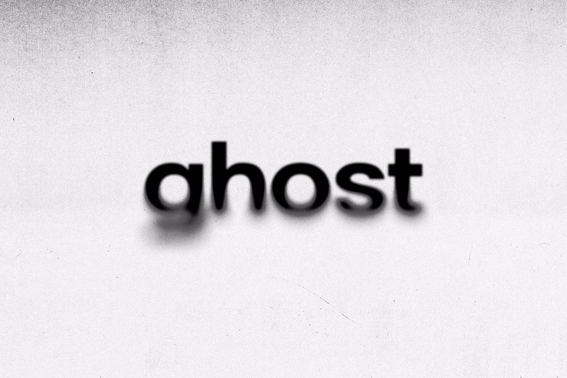Ghost Distortion Text Effect