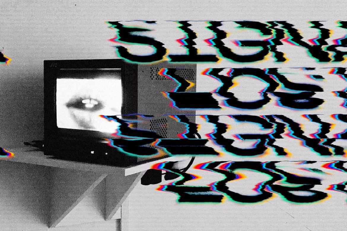Shutter Distortion Text Effect