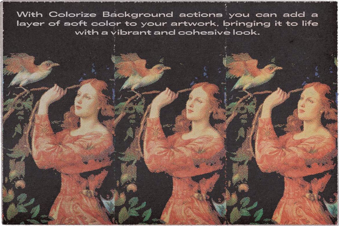 True CMYK Halftone Template