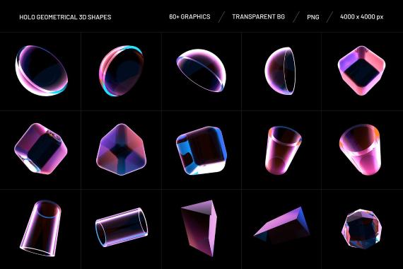 Geometrical 3D Shapes