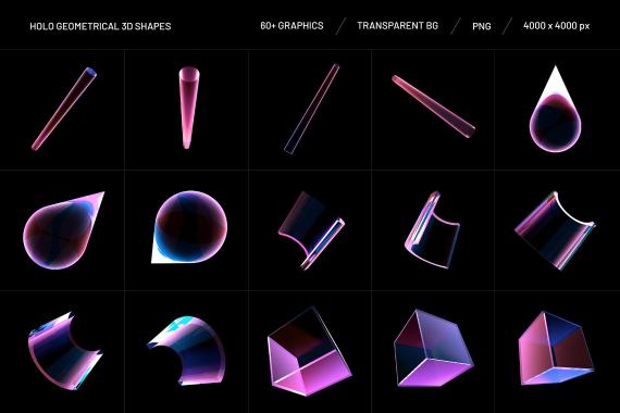Geometrical 3D Shapes